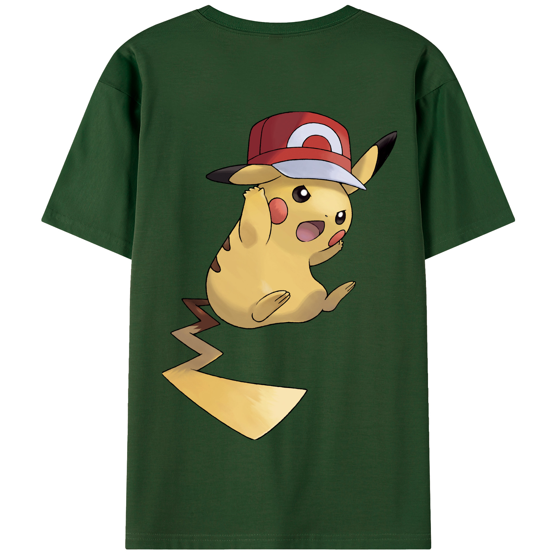 （画像用） ポケットモンスター Pokémon 綿100％半袖Tシャツ（背面プリント）